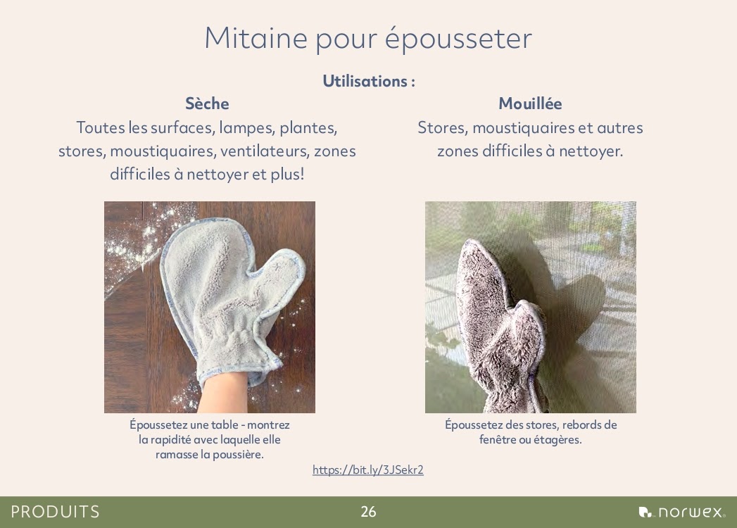 dusting mitt example demo