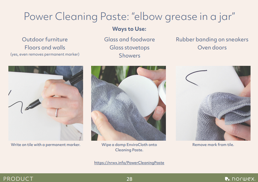 power cleaning paste example demo
